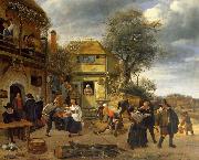 Jan Steen Peasants before an Inn